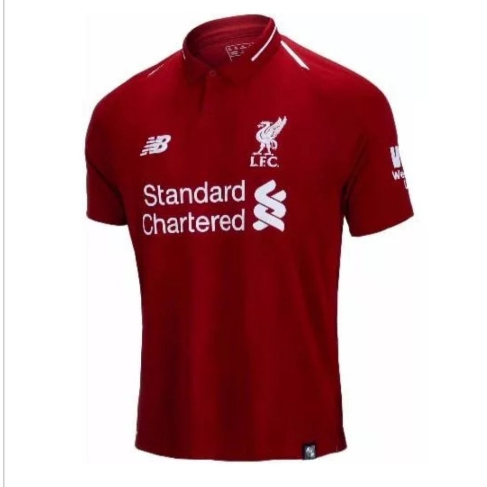 New with tags Liverpool Home Men Jersey 2019 Christmas Sale